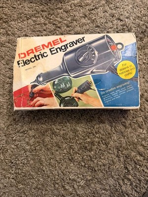 Dremel Electric Engraver Model 290 w/ Carbide Tip & Manual GA236 Vintage