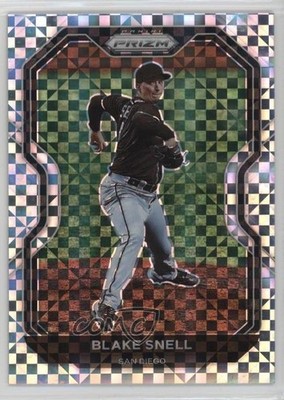 2021 Panini Prizm Power Plaid Prizm 14/75 Blake Snell #37 0l8y