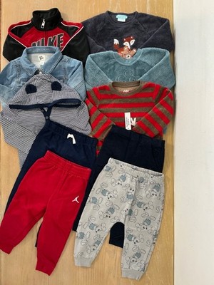Carter's, Oshkosh, Nike, Others Infant Boys Clothing Lot of 10 Size 24 Months