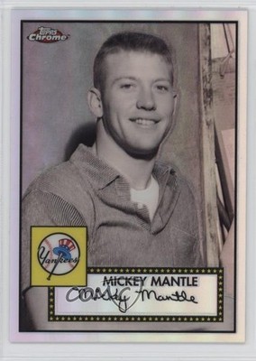 2007 Topps Chrome The Story Refractor 368/500 Mickey Mantle #MMS5 HOF s1i