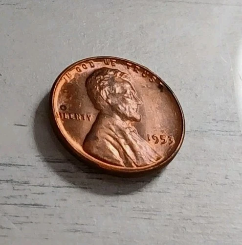 1953-P BU **Error "L" on Rim Lincoln Wheat Cent #1 - Free Shipping!