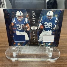 2024 Panini Illusions- Jonathan Taylor Marshall Faulk No. DV-COL /99 Deja Vu