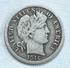 1916 Barber Dime