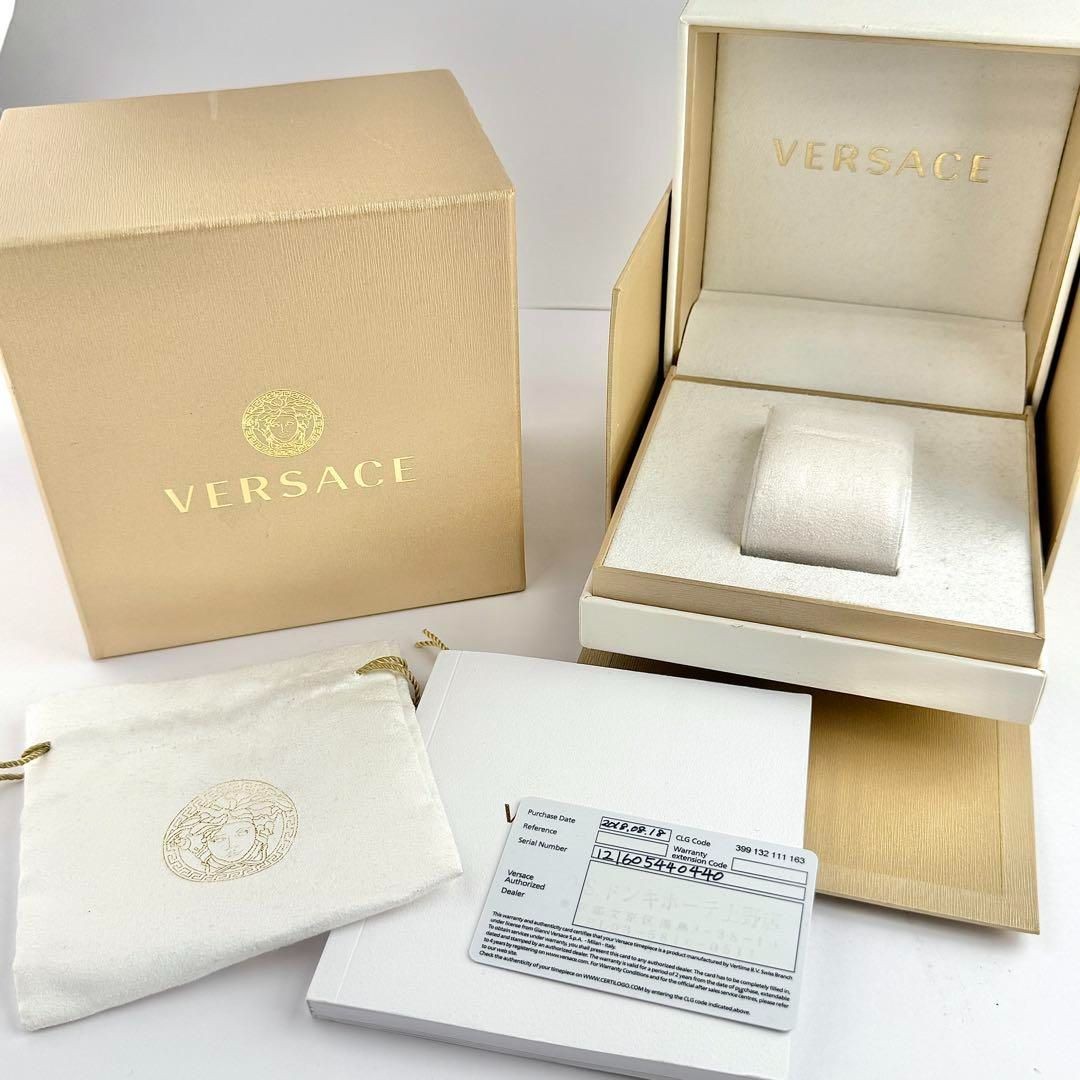 Versace Medusa Mystique Sport Chronograph Men's Watch New Battery 734 From Japan thumbnail 3