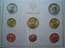 Vatican His Holiness Pope Benedict XVI  2006 year Full coin set 8 coins