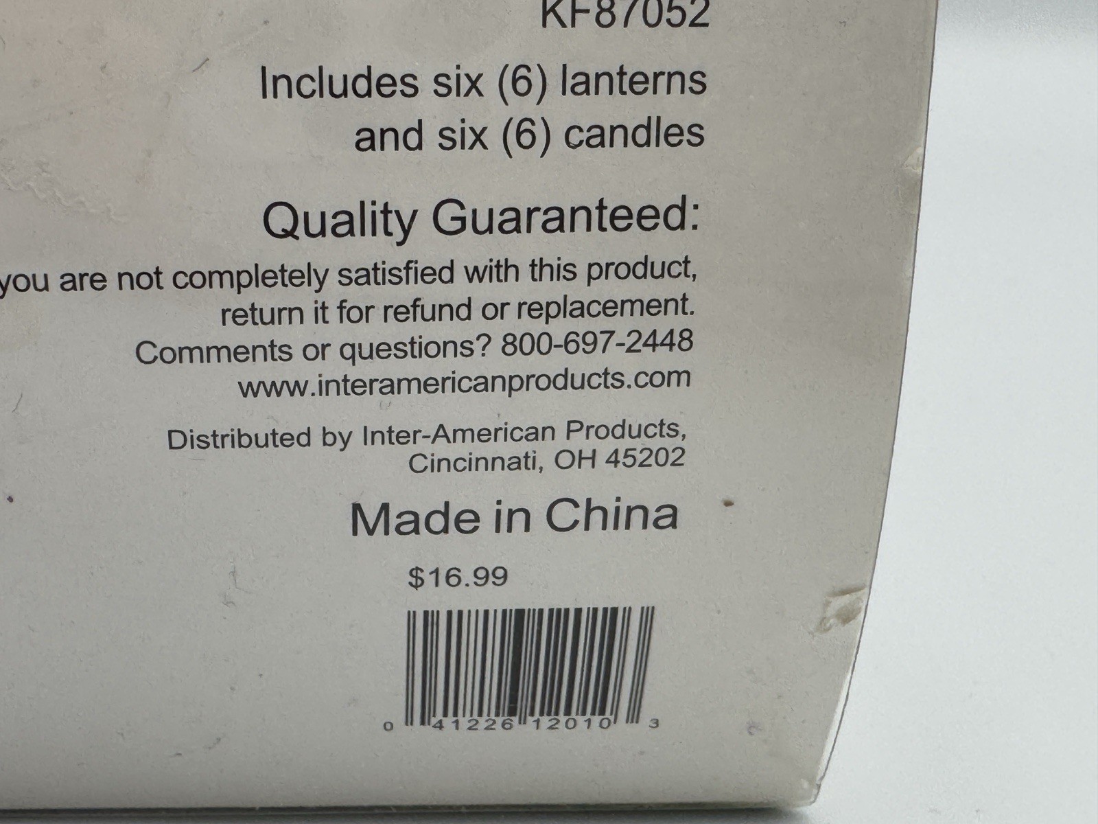 HD Designs Outdoors 6 LED Paper Party Lanterns Warm White Flicker Lights Colored