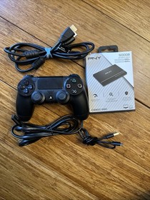 Sony Playstation 4 SSD 500GB Black Console PS4 CUH-1001A /Controller/HDMI Cable.