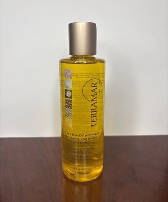 Terramar 3 in 1 Hair Oil (120ml / 4.06 fl Oz) - with Argan, Macadamia