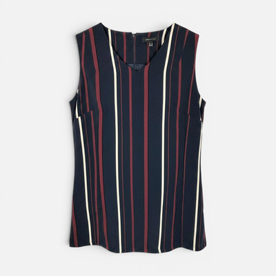 Cortefiel Damen 3.Gym.M.Pichi Rayas Basic-Kleid Tank-Kleid, Mehrfarbig, L