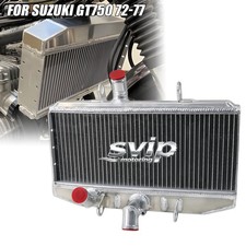 Upgraded 2 Row Aluminium Radiator FOR 1972-1977 1975 SUZUKI GT750 # HB111376