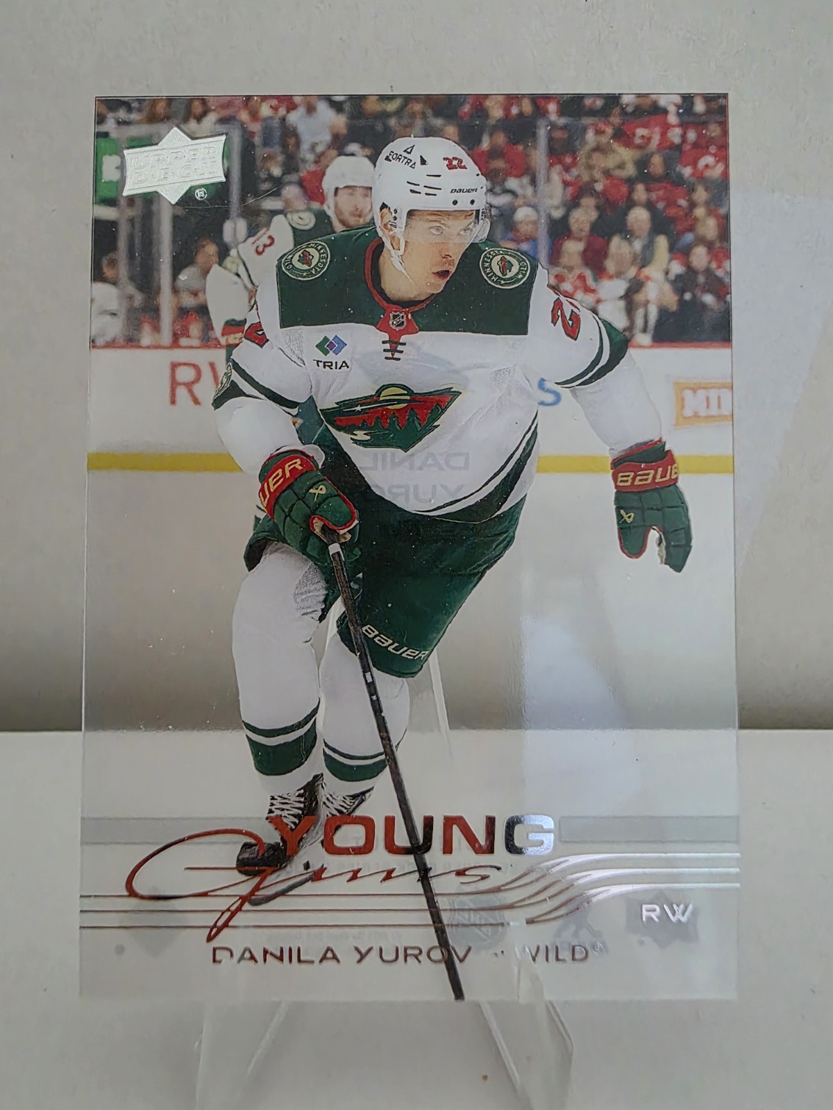 2025-26 Upper Deck Series 2 Danila Yurov Clear Cut Young Guns Rc 452 Rookie Wild