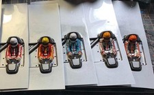 5-1/24 Custom Painted Parma 807 Slot Car Interiors