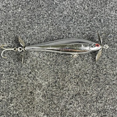 Lucky Craft B'Straight Screw Pointer 95 Japan Series Spy Bait 4'' - Chrome