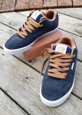 Animal Ellis Men’s Trainers Navy Suede Skate Surf Shoes UK 7