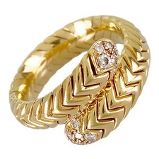 BVLGARI Spiga Yellow gold Diamond Ring