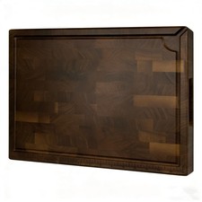 End Grain Cutting Board, Reversible Large Thi...