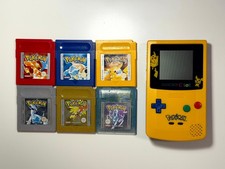 Game Boy Color Pokemon Rot Blau Gelb Silber Gold Kristall Edition Nintendo GBC