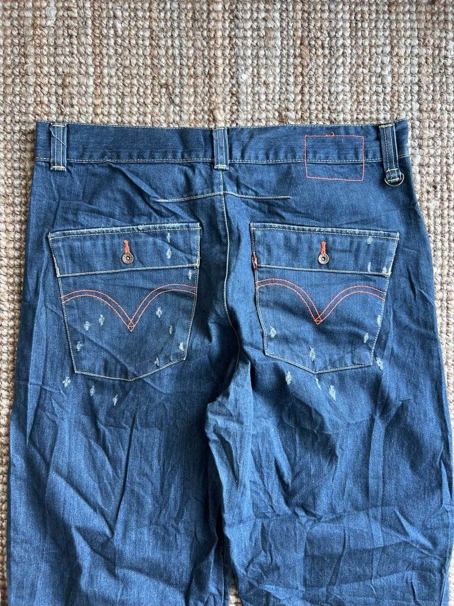 Vintage Levis Engineered Twisted Jeans Tag W34 Actual 35x28.5 | eBay