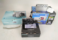 3 Fotoamere Sony DSC-T1 Cybershot Canon IXUS 750 Fujifilm JX600 Box @Ricambi-XXX