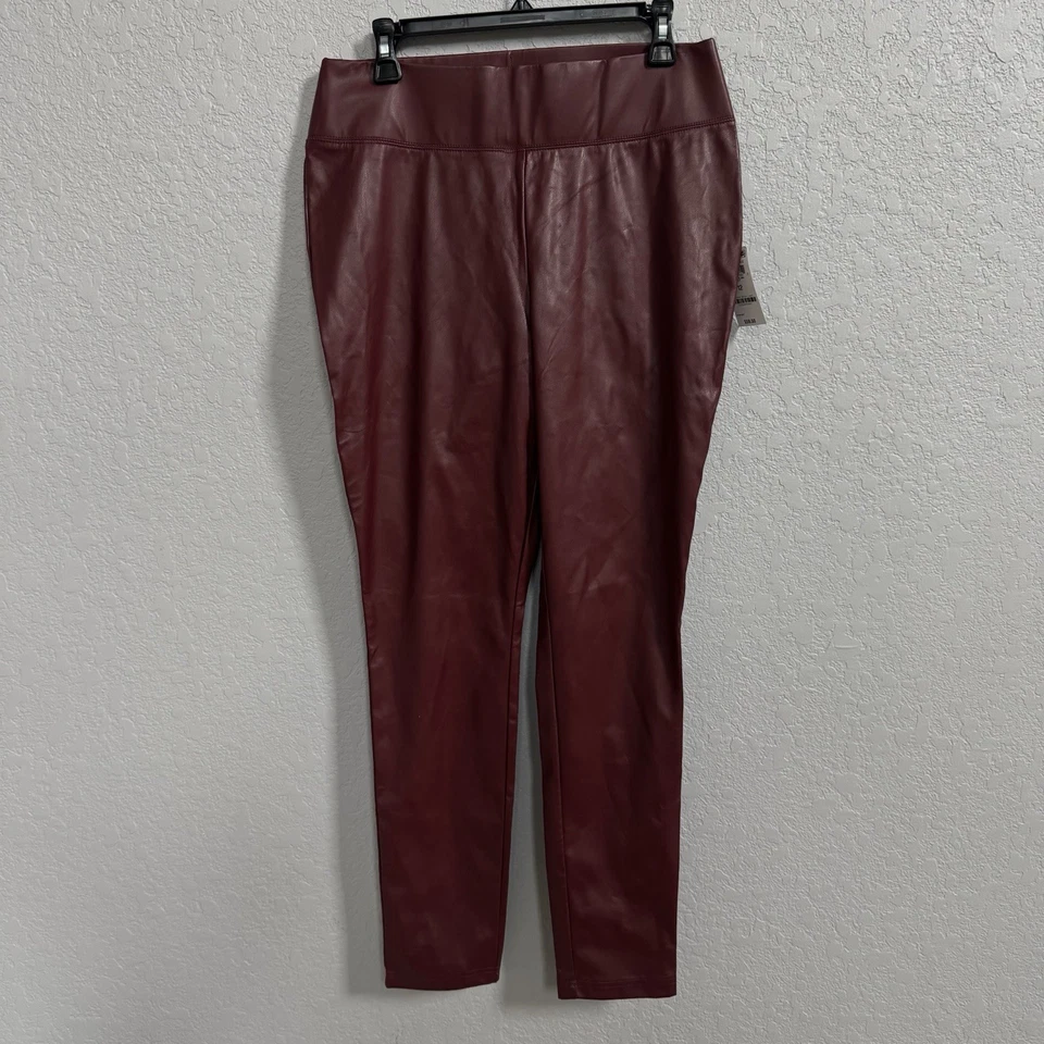 Pantalones de imitación de cuero INC talla 12 Foto 3 de 4