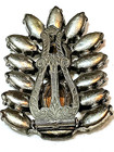 Vintage Staret 40's Huge Clear Rhinestones Silver Tone Heavy Fur Clip -Gorgeous! — photo 6