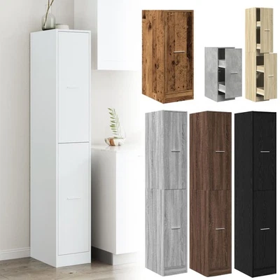 Schmaler Schrank Hochschrank 30x41x174,5 cm Holzwerkstoff Schubladenschrank - Bild 1 von 3