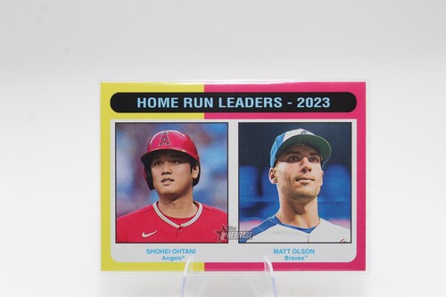 2024 Topps Heritage - League Leaders #307 Shohei Ohtani, Matt Olson