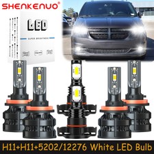 Per Dodge Grand Caravan 2011-2019 Lampadina Faro Led Faro Alto Basso Fendinebbia Z8