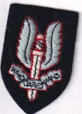 Special Air Service SAS beret badge wool felt patch 1970s