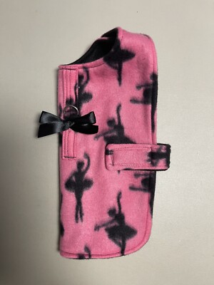 Dog Clothes  Fleece Coat With Bow     Size : 5 PLUS  XXS