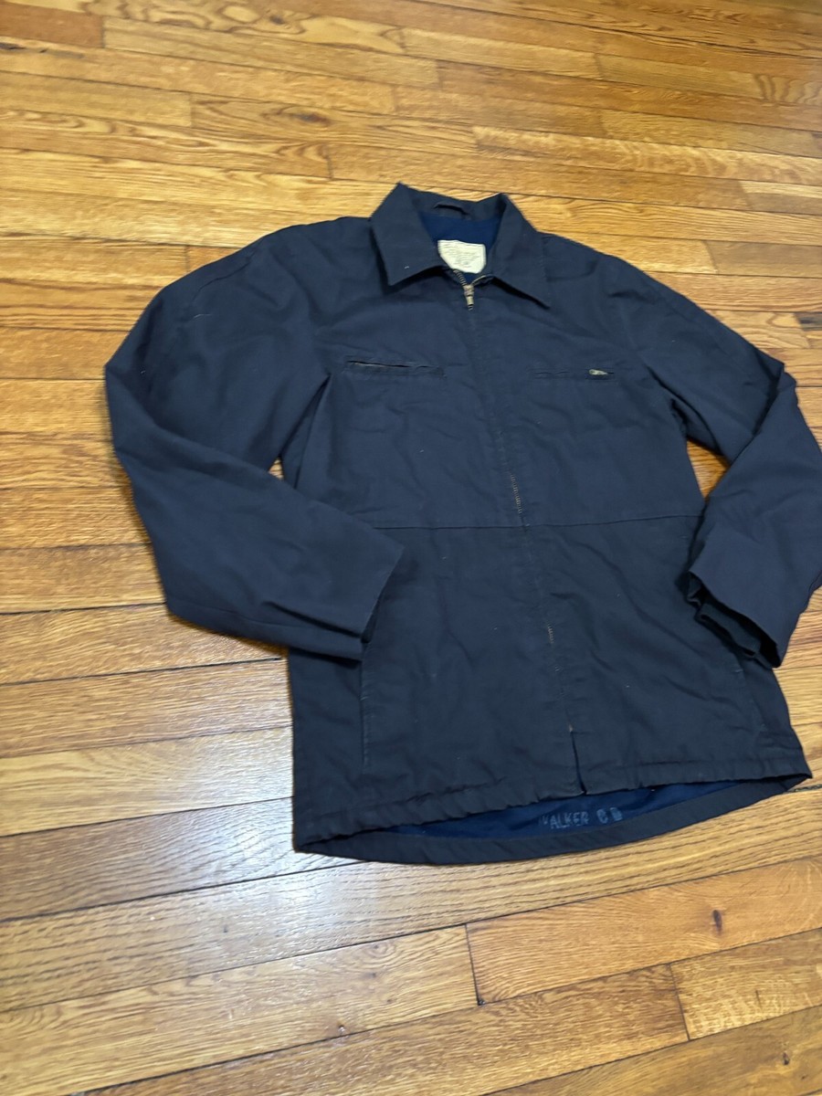 ジャケット・アウター ALOUND VENTILATION JACKET&PANTS NAVY Vintage US Navy Utility Jacket Mens Sz 36R Dark Navy Blue