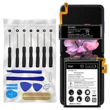 2470mAh Main  1030mAh Sub Battery Combo Tool for Samsung Galaxy Z Flip SM-F700U