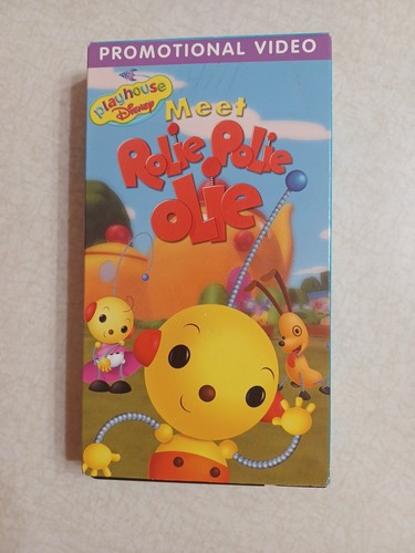 Playhouse Disney Promotional VHS Tape Meet Rolie Polie Olie - Picture 1 of 4