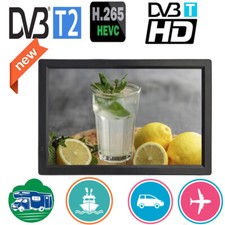 14'' DTV Portable Mini TV With DVB-T2 Digital Tuner H265/Hevc 10Bit Decoder