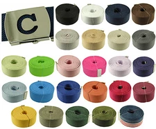 48",54",60",72 inches Capital Initial "C" Military Canvas Web Belt & Buckle 