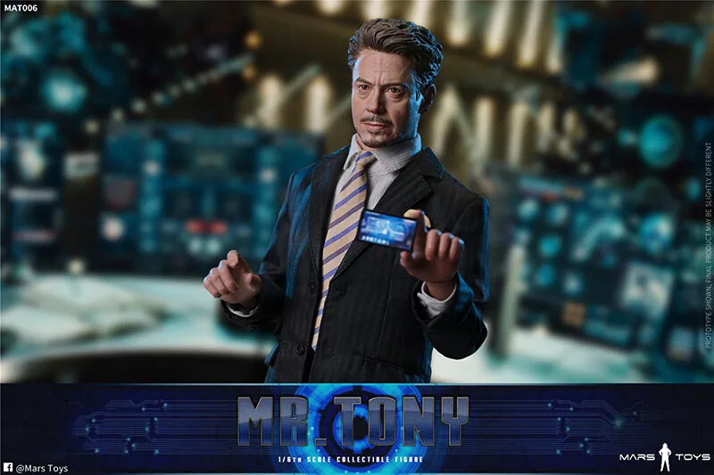 Mars Toys MAT006 1/6 Male Iron Man Tony Stark Court Model 12