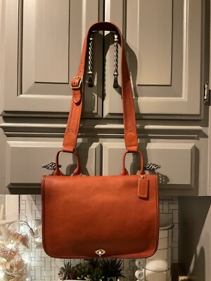 Vintage Coach Suspender Bag 9490 Glovetanned Leather Pre Serial