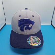 Kansas State Wildcats Youth Flexfit Zephyr Baseball Hat Cap Gray