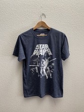 Star Wars Luke Skywalker Princes Leia Darth Vader Han Solo T-Shirt Men's Medium