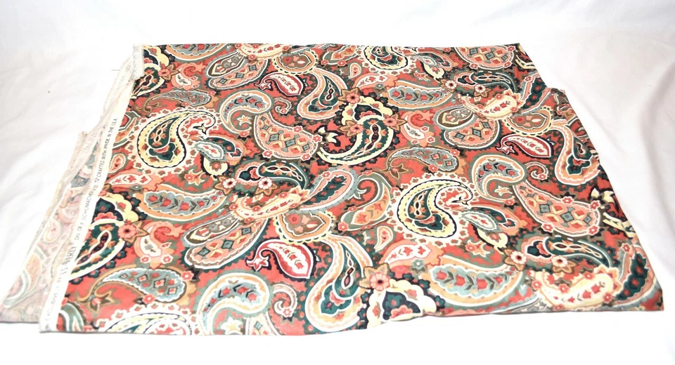 Tela para cortinas vintage Waverly Schumacher Wimbledon Portfolio Collection 1 yarda 35" Foto 2 de 4