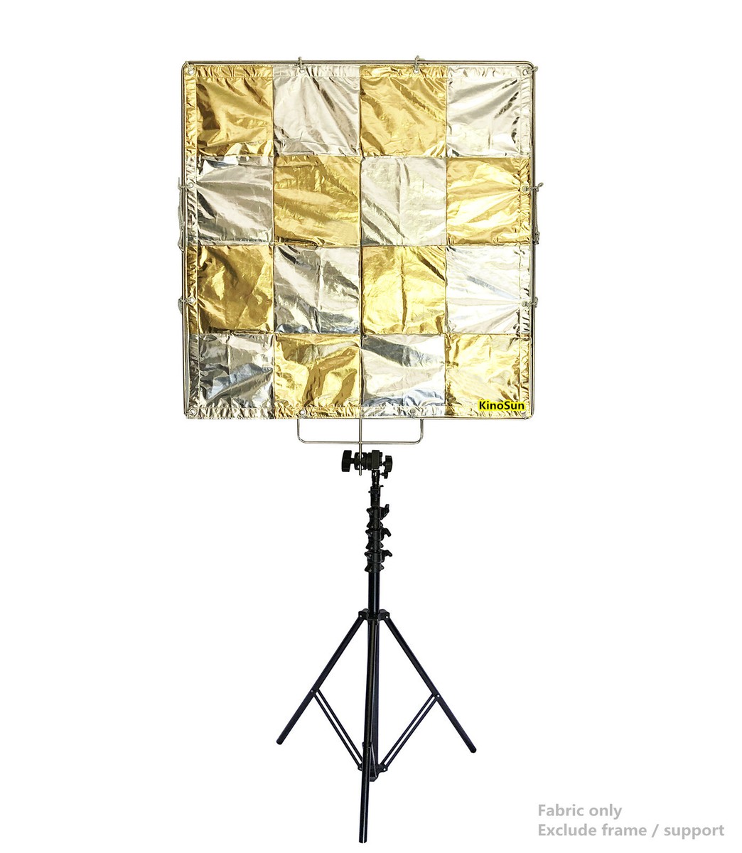 4x4' 48x48'' 120x120cm Silver & Gold Checkerboard Reflector