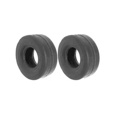 Set of 2 13x650x6 4PLY Smooth Tires Cheng Shin