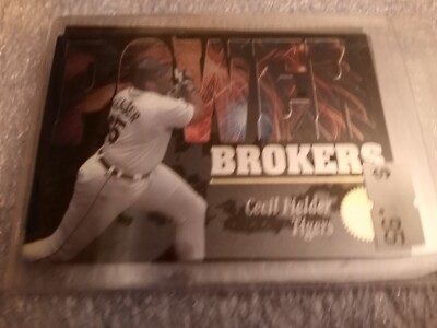 1994 Leaf POWER BROKERS Cecil Fielder Detroit Tigers #7 of 10