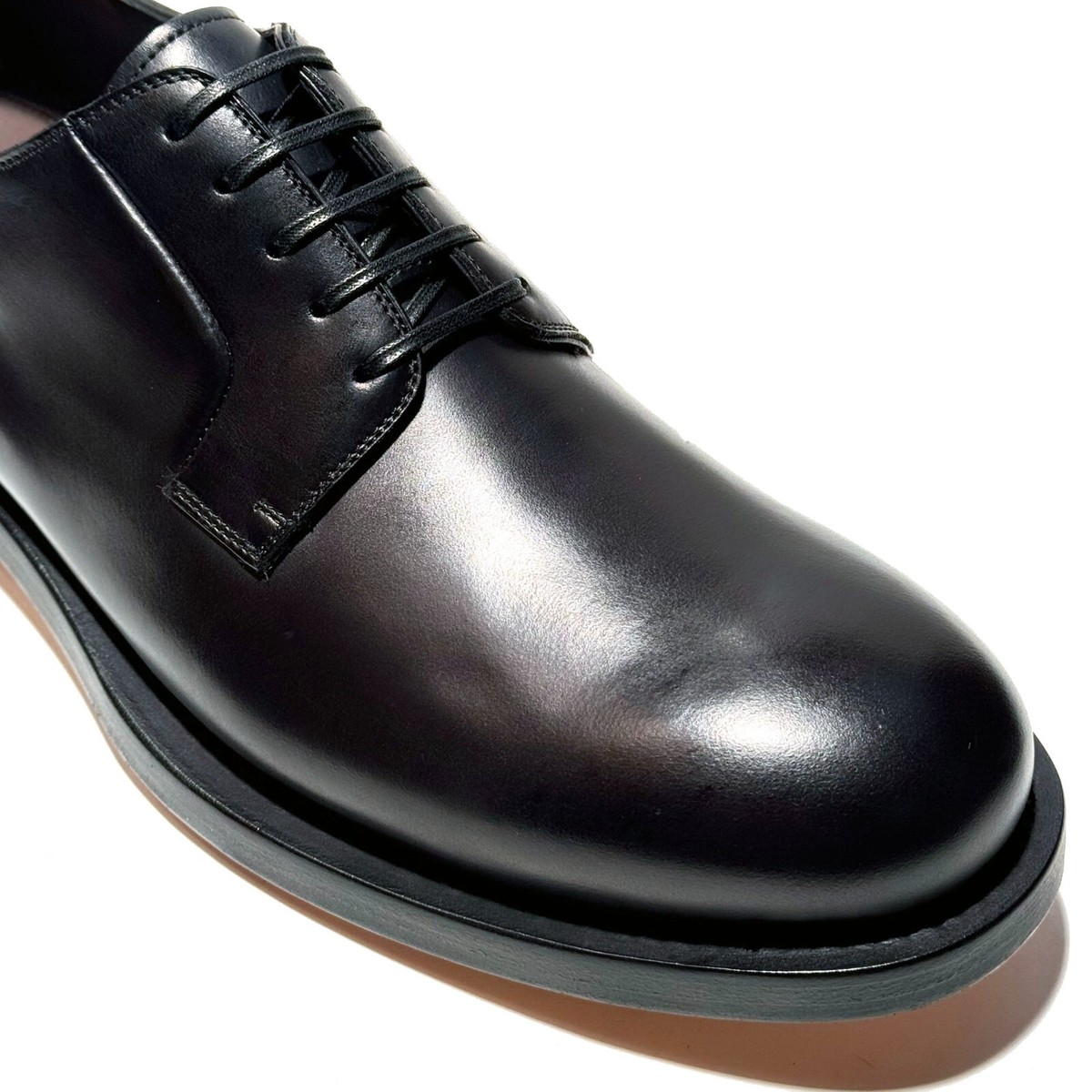 Salvatore Ferragamo Marius Men\'s Classic Black Oxfords Salvatore Ferragamo Marius Dress Shoe - Wide Width | ShopSimon main image 4