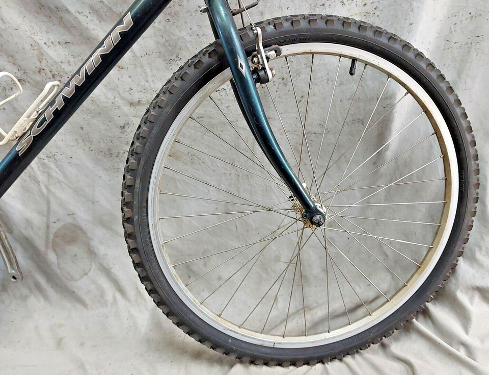 VTT Schwinn Frontier 1995 – Hardtail Acier – Taille X-Large 21" – Vert – Projet USA