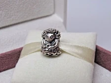 New NO BOX Pandora Miss Hedgehog Sterling Silver Charm #791179 RETIRED & RARE