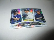 Keston Hiura/Ortiz/Dubon 2018 Bowman Chrome Talent Pipeline #TP-MIL