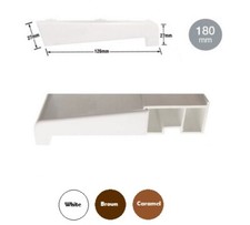 Window Sill End Caps Pair - 180mm Window Cill Board 126mm End Caps - Cill Cover