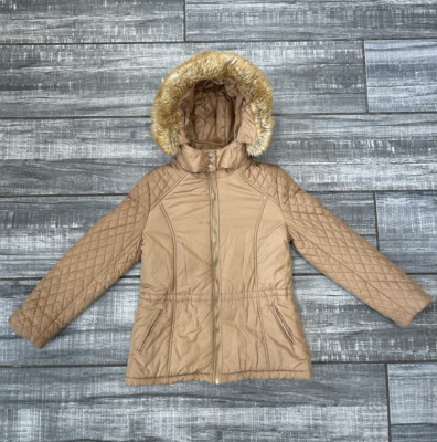 CHLOE JACKET COAT Hooded fur kids size 10