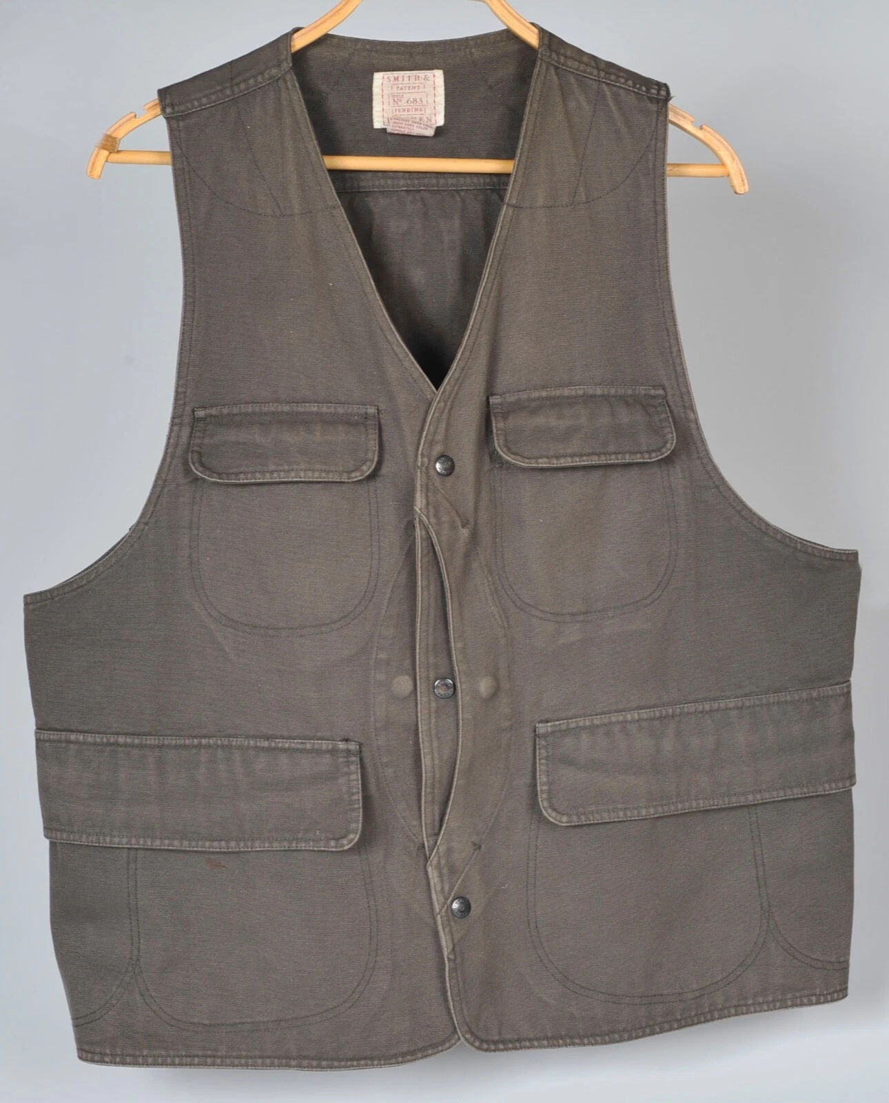 Smith & Hawkin Cotton Canvas Vest Men's Large Hunting Work Wear Outdoors Fishing